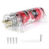 INTEGRIERTE DIGITALE ANZEIGE: Bleiben Sie mit der integrierten digitalen Anzeige über den Status und die Leistung Ihres Systems informiert. Überwachen Sie bequem wichtige Kennzahlen und nehmen Sie bei Bedarf Anpassungen vor. Eine benutzerfreundliche Funktion, die Ihr gesamtes Audiosystemerlebnis verbessert.