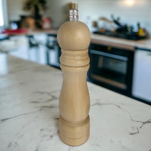 Moedor Triturador Manual Para Temperos Pimenta Sal Grão Especiarias Para Cozinha Gourmet De Madeira