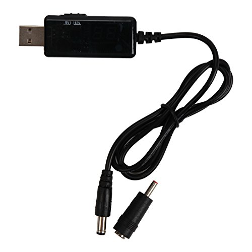 Vanki DC 5v to DC 9v or 12v Adjustable Step-up Voltage Regulator Converter with Switch 1pcs