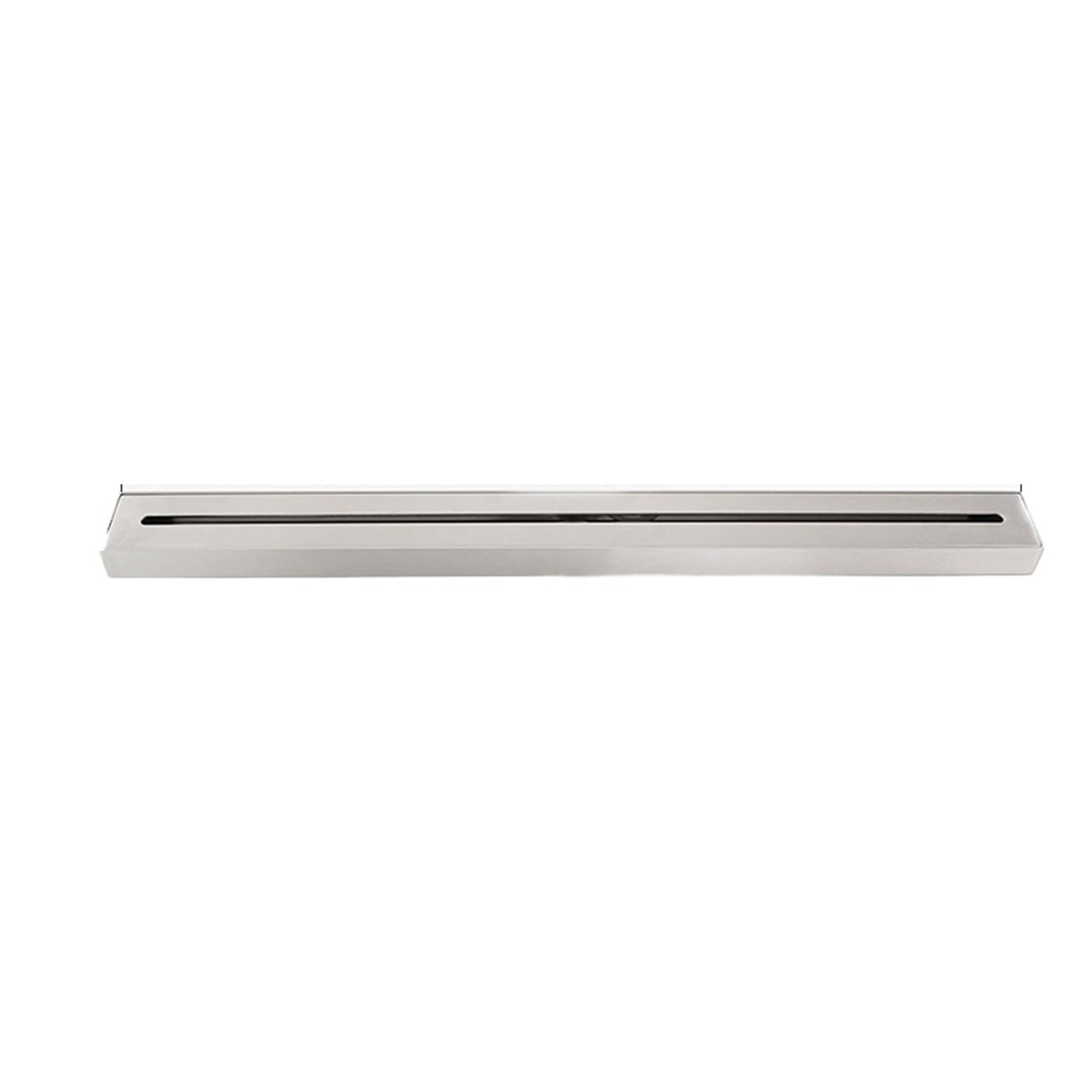 Desagüe Lineal para Ducha 30cm 60cm 80cm 304 Ducha de Acero Inoxidable Oro Pulido Drenaje Piso Drenaje Lineal Largo for baño Hotel(Brushed Nickel,60cm)