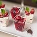 joy akkess 100 Pack 5 oz Plastic Dessert Cups with Lids and Spoons - Clear Yogurt Parfait Cups with Lids - Mini Dessert Shooter Cup with Spoons for Fruit Pudding Mousse Ice Cream Appetizer