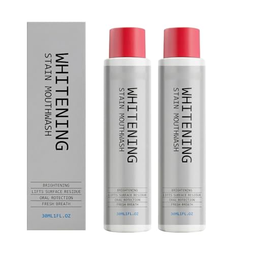 Stain Whitening Mouthwash Mundspülung zur Entfernung von Zahnbelag für frischen Atem frischer und langanhaltender Duft Mundspülung für weißere Zähne mit ätherischen Ölen