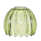 Charme vintage : orné d’un abat-jour en verre vert foncé au motif floral classique, il apporte une touche rétro à tout abat-jour en verre vert vintage ou à toute suspension verte