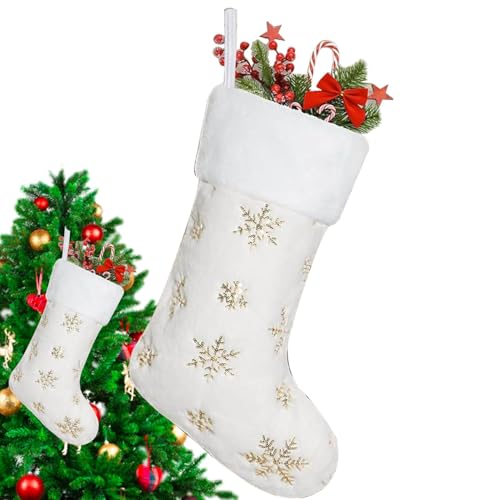 Decorações para meias de Natal,Meias para árvores de Natal - Meias decorativas de fazenda,Decoração