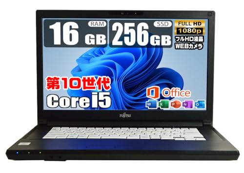 �y�����ςݕi�z FullHD ��10���� Core i5 10310U / ������ 16GB / SSD 256GB / MS Office 2019 / Windows 11 / �t��HD Wi-Fi 15.6�C���` WEB�J���� FHD�t�� DVD-R
