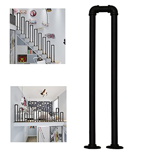 Barra de apoyo de seguridad para escaleras para ancianos y niños, barandilla de escalera en forma de U para villa, jardín, pasillo, 95 cm