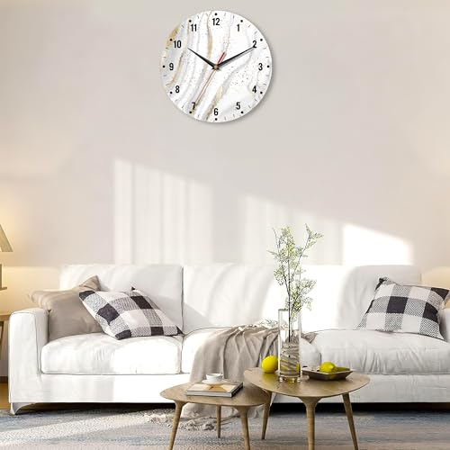 Horloge murale de cuisine abstraite pour une décoration de salon zen - 7
