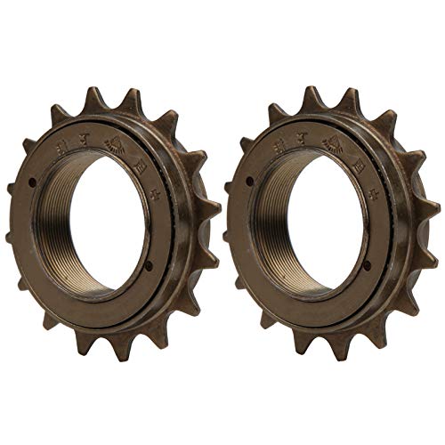 Rueda Freewheel de acero 2 piezas 16 dientes rueda libre de bicicleta reemplazo universal rueda libre, hecha de acero de alta calidad, resistente a la corrosión, ligero y compacto, reemplazo directo