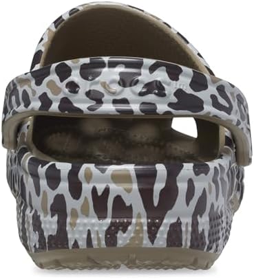 Crocs Unisex Animal Print Clogs, Zebra and Leopard Shoes, Khaki, Numeric_6 US Men | Image 3