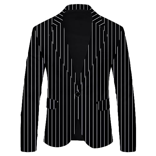 Mens Suit Blazer Jacket Sports Coats Casual Printed Suits Blazer Jackets Lightweight Daily Business Party Sports Coats