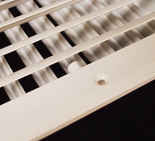 12" X 6" - 1-Way Air Vent - Adjustable Aluminum Curved Blades - Maximum Air Flow - Hvac Grille #TOP4