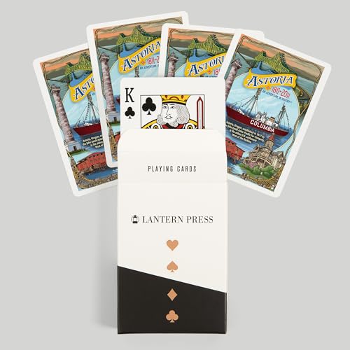 Baraja de Póker Lantern Press Astoria Oregon 52 cartas miniatura 6