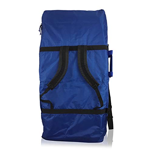 eBodyboarding Large 2-3 Bodyboard Backpack Board Bag | Perfect Family Boogie or Skimboard Bagg -Blue - Thumbnail 2