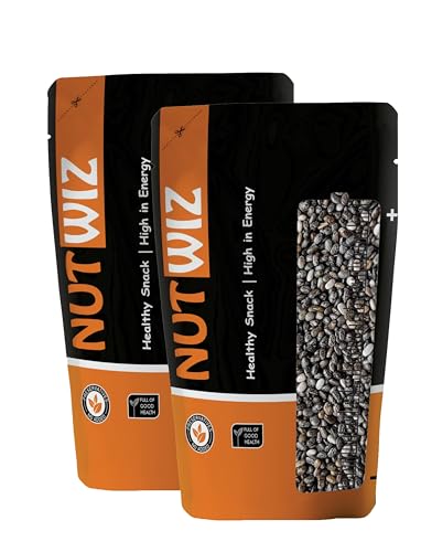 Image of Nutwiz Dried Fruits Nuts And Seeds (Chia Seeds, 500g (2x250g))