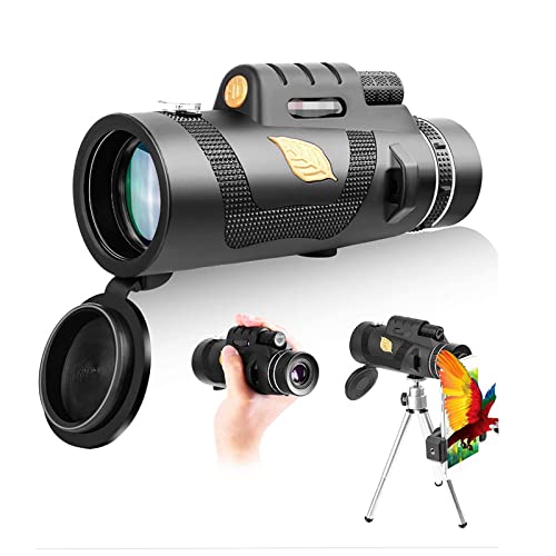 Télescope monoculaire 12X50 avec trépied métal et adaptateur smartphone pour observation