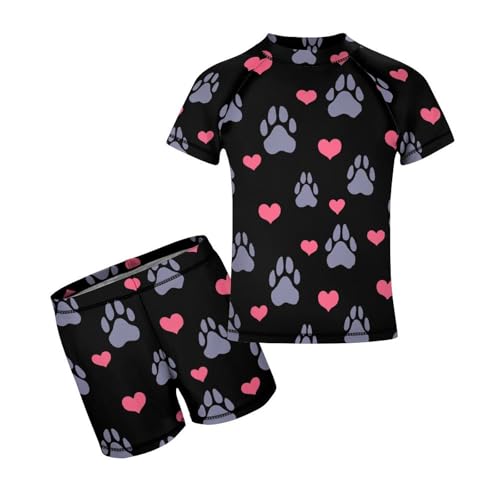 Dogs PawChildren's Swimsuits Boys Two Piece Suit10-12Y（150cm）