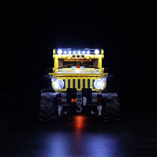 LIND Led Beleuchtungsset für Lego 42122 Technic Jeep Wrangler 4x4, Licht Set Kompatibel Mit Lego 42122 Bauset - Nicht… – Bild 6