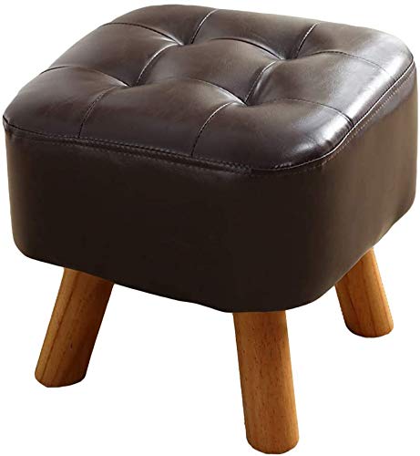 Pour salon chaleureux : repose-pieds en bois et banc de détente moderne 35cm
