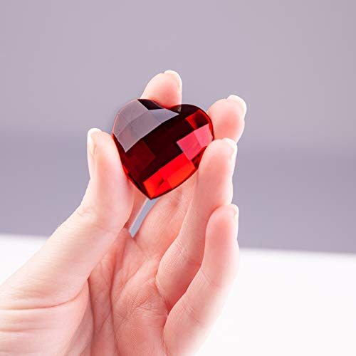 Set de 7 Imánes Decorativos en Forma de Corazón Rojo miniatura 6
