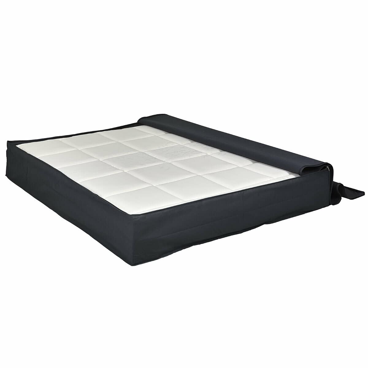Housse de Rangement de Matelas 21 cm Somnum Noir 160x200 cm