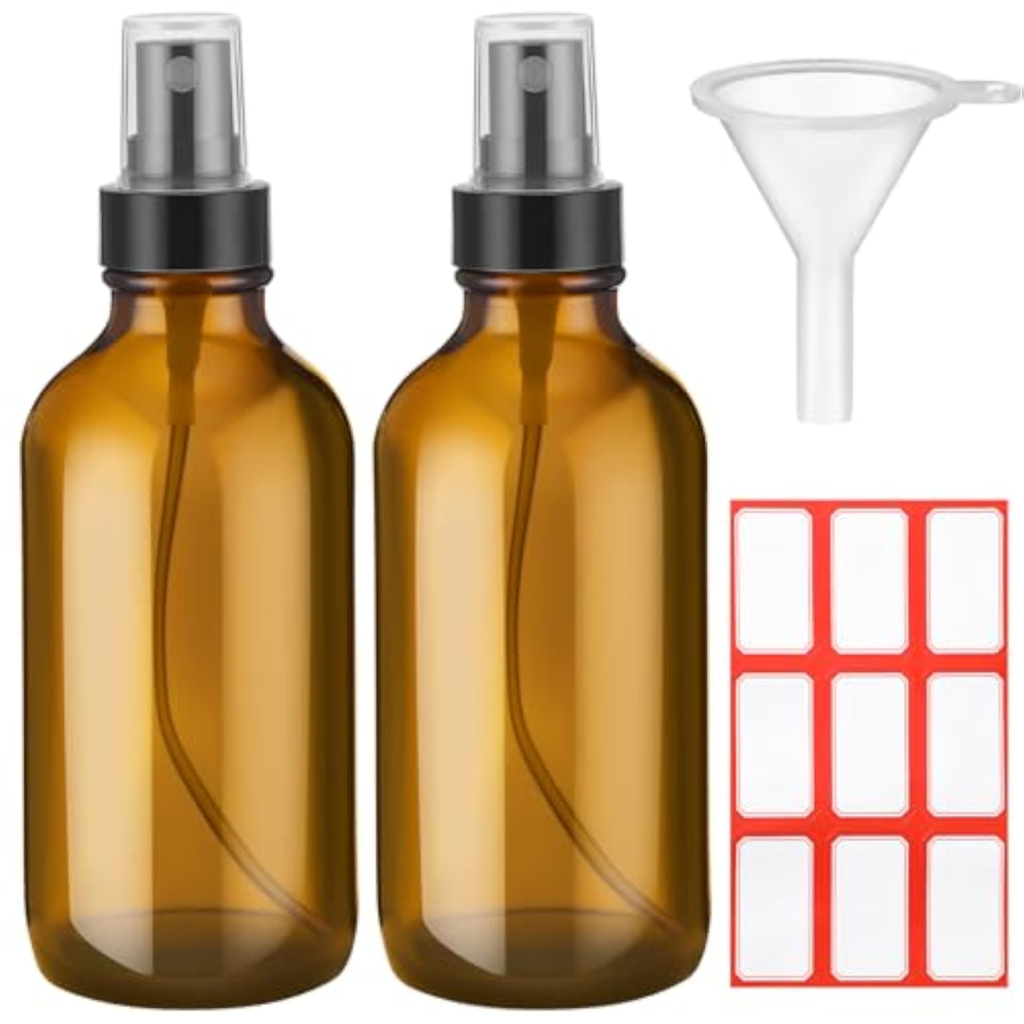 2 Pcs Glass Spray Bottles 4oz Fine Mist