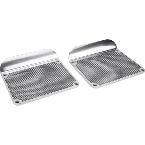 Cubiertas laterales de aluminio pulido para estribos, par miniatura 2