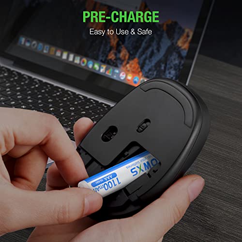 Powxs Aaa Rechargeable Batteries, 1.2V 1100Mah Ni-Mh Pre-Charged Triple Aaa Batteries, High Performance & Long Lasting - 16 Count #TOP5