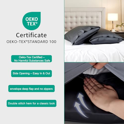 Taies d'oreiller eucalyptus douceur absolue pour nuits sereines