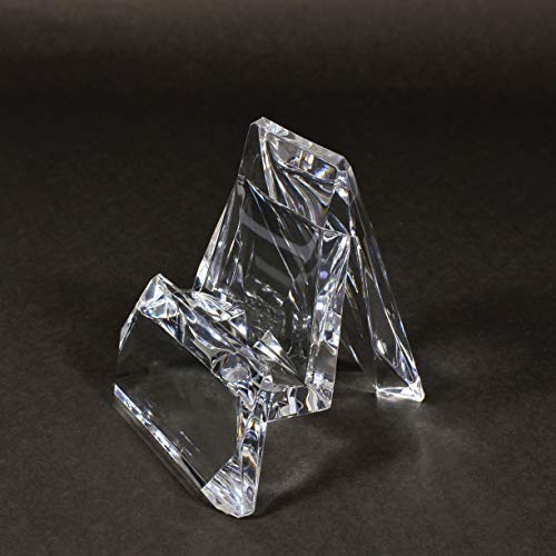 Com.top - Acrylic Cell Phone Holder, Mobile Phone Stand, Tablet Stand | Office Supplies, Stationery Organizer, Desk Accessories - Clear #TOP2