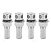 4pcs Marine Fuel Gas Vent for Boats, Straight Stainless Steel 316 Marine Fuel Vent, Shock Resistant, Easy Installation, Fit for 5/8 inch Hose