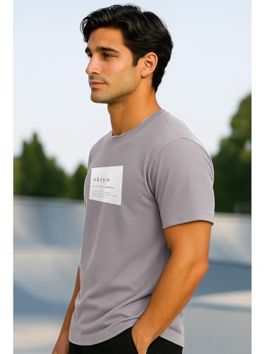 Image of Nobero Men's Regular Graphic Printed T-Shirt for Men | Soft Cotton | Classic Fit | Printed Casual Tshirt for Men