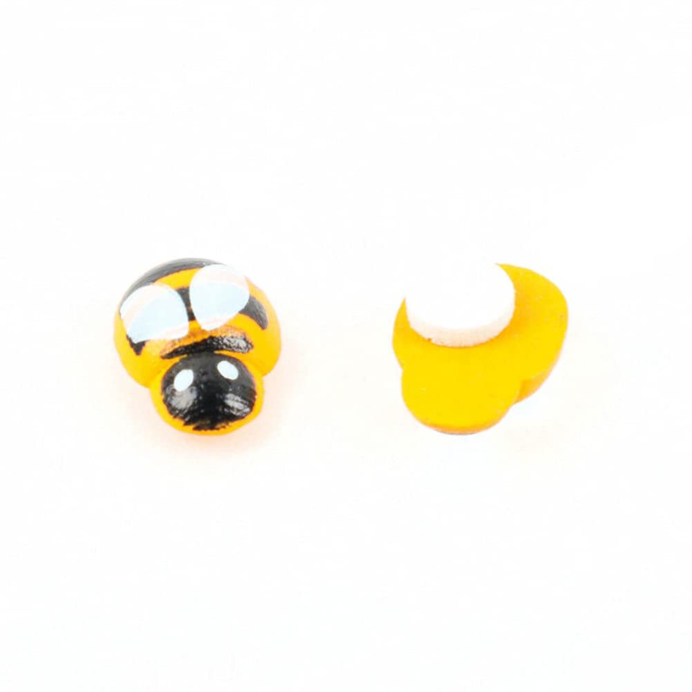 200 Mini Decorazioni In Legno A Forma Di Ape - Autoadesive, 9x12 Mm, Per Scrapbooking E Feste Tema Api
