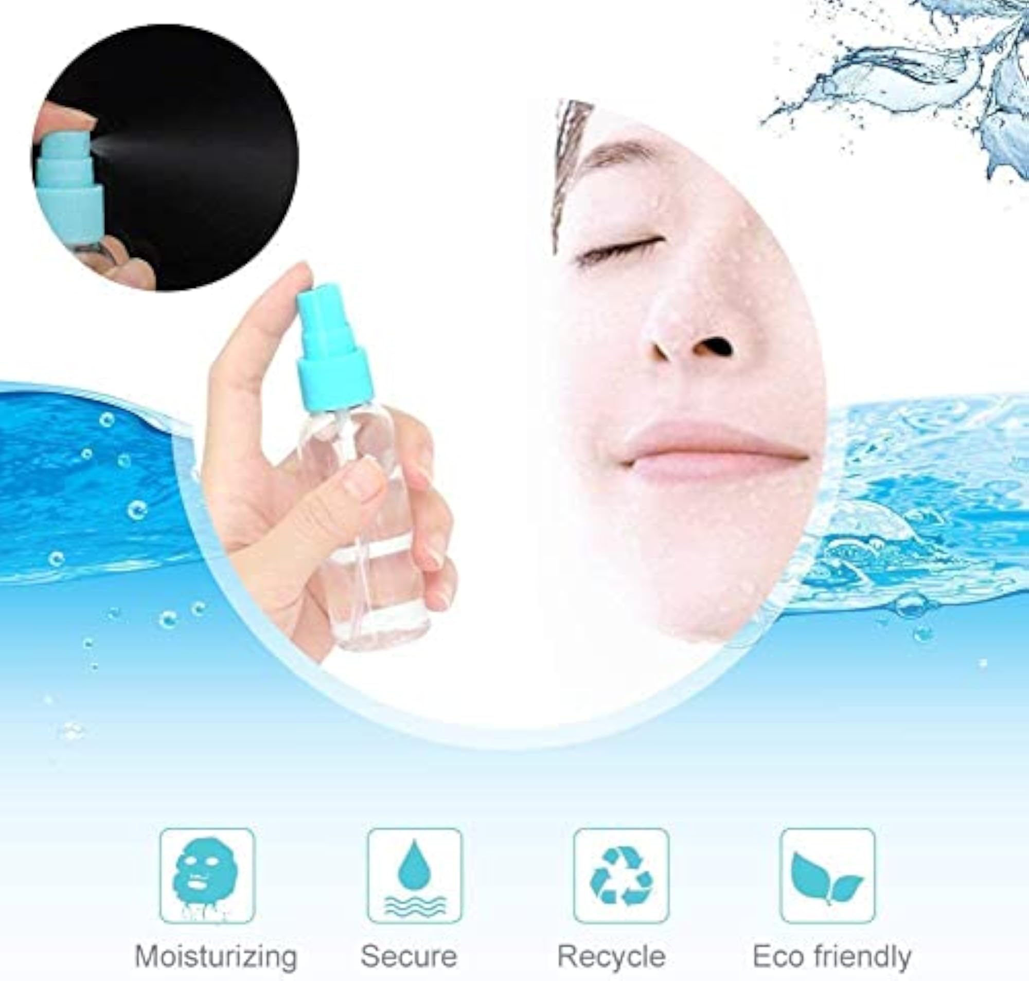 Travel Bottles for Toiletries, TSA Approved Silicone Containers