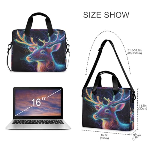 Bolsa para laptop portátil 15.6 pulgadas con asas y correa miniatura 5
