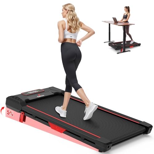 Sperax Walking Pad With Incline Portable Under Desk Treadmill
