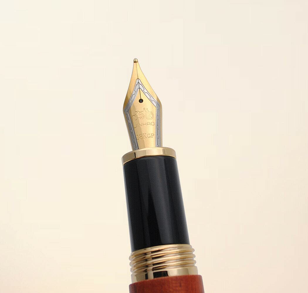 Amazon | GOLD LEAF (ジンハオ) Jinhao Heritage 9056 木製万年筆