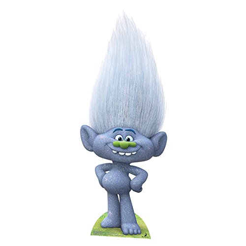 Star Cut Outs con Purpurina Gris Troll Guy Diamond, Multicolor