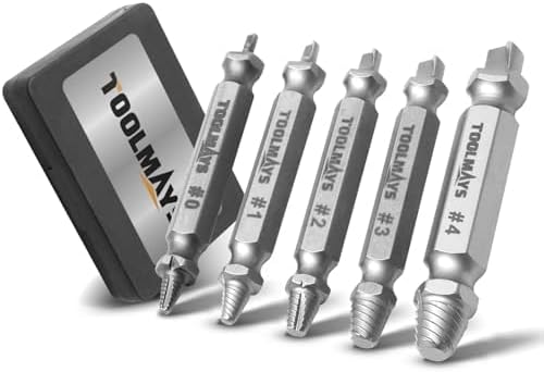 5PCS Damaged Screw Extractor Set