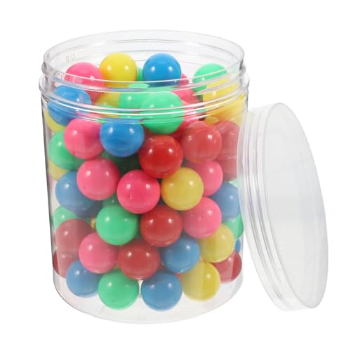 BUGUUYO 100Pcs Colorful Hollow Plastic Counting Balls for Probability Learning Engaging Math Games Safe for Classroom Home Use