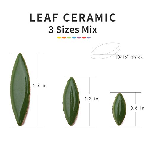 Youway Style Green Mosaic Tiles For Crafts, Ceramic Mosaic Tiles For Crafts Bulk,312G Petal Shaped Mosaic Making Supplies For Christmas Ornaments Gift Ideas,Snow Flake Mosaic Kit,Spring Garden #TOP5