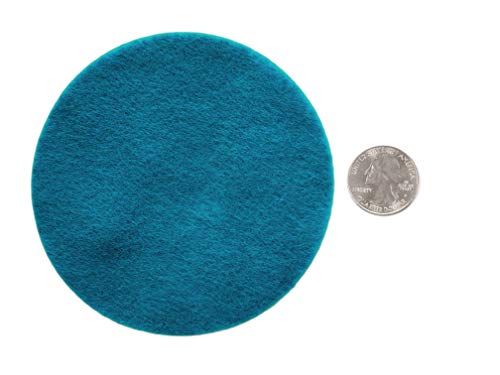 Image of Playfully Ever After Ocean Blue Craft Felt Circles (4 Inch - 19pc)