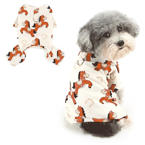 Pyjama pour petit chien qui frissonne combinaison en polaire douce anti-courant d'air taille M