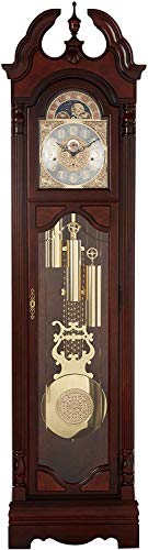 Howard Miller Langston Grandfather Clock 611-017 – Windsor Cherry with Single-Chime Movement - Thumbnail 2