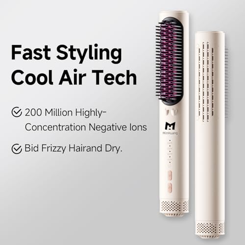 50% Off MINHUANG 3 in 1 Hair Straightener Brush - Image 3
