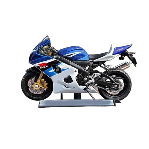 Moto Suzuki GSX-R750 miniature 1:18 modèle réduit en alliage de moto lourde de collection