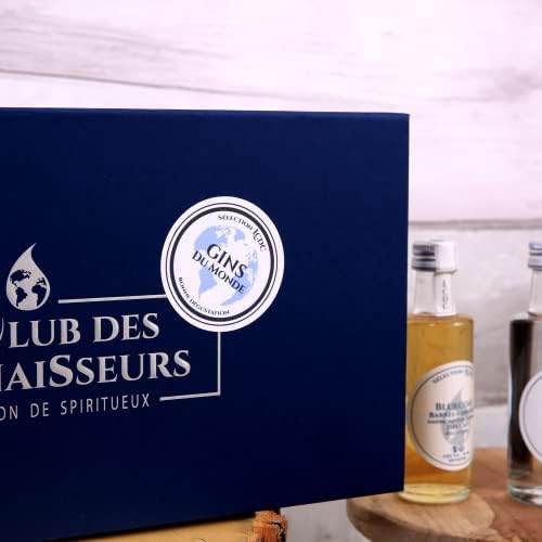Caja degustación Ginebra Mundial 6 x 40 ml - Le Club des Connaisseurs - Regalo Hombre