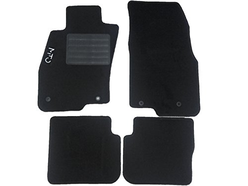 Tapis de sol de voiture sur mesure en velours aiguilleté, avec 4 points de fixation