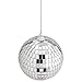 Kicko Mirror Disco Balls - 4 Inch Silver Hanging Ornaments - for Home Decorations, Stage Props, Game Accessories, School Festivals, Party Favors and Supplies (2 Pack)