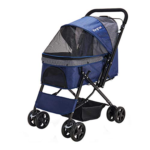 dog stroller reversible handle
