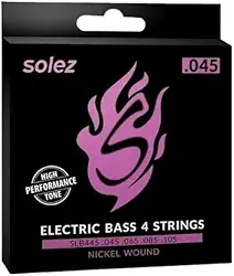 Encordoamento para Contrabaixo 4 cordas Solez 0,045 SLB445